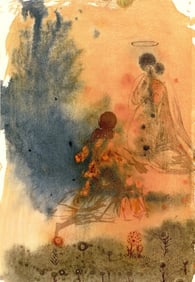 Salvador Dali, Composition (Michler/Löpsinger 1600; Field 69-3), Biblia Sacra, Limited Edition