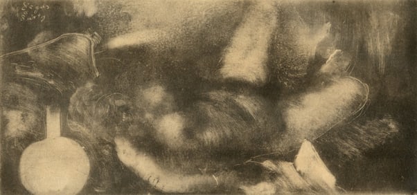 Edgar Degas, Nu couche, E. Degas Monotypes, Limited Edition Monotype