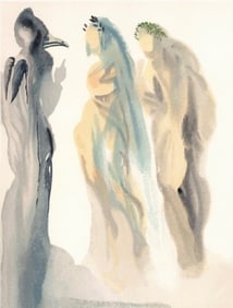 Salvador Dali, The Bishop Cum Troubadour (Michler/Löpsinger 1039-1138; Field 189-200), La