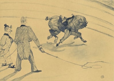 Henri de Toulouse-Lautrec, Voltige, The Circus by Toulouse-Lautrec, Limited Edition Lithograph