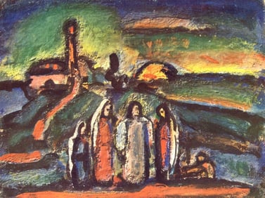 Georges Rouault, Composition, Stella Vespertina, Limited Edition Héliogravure