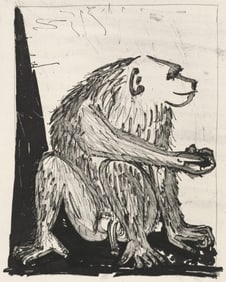Pablo Picasso, Le Singe, Histoire naturelle, Limited Edition Lithograph