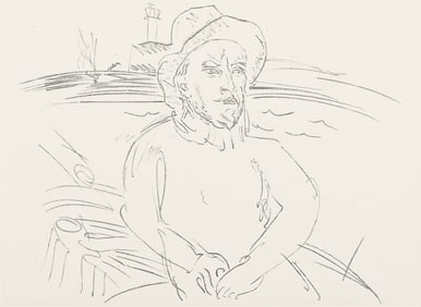 Raoul Dufy, Composition, Les Côtes Normandes, Limited Edition Lithograph