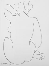 Henri Matisse, Composition, Derrière le miroir, Limited Edition Lithograph