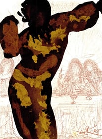 Salvador Dali, Composition (Michler/Löpsinger 1600; Field 69-3), Biblia Sacra, Limited Edition