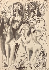 Pablo Picasso, Composition, Carnet de dessins de Picasso, Cahiers d’Art, Limited Edition