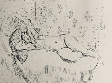 Henri Matisse, Composition (Dutel 3), Dessins de Henri-Matisse, Limited Edition Lithograph