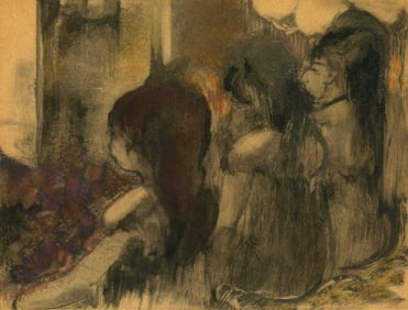Edgar Degas, Trois Femmes de dos, E. Degas Monotypes, Limited Edition Monotype