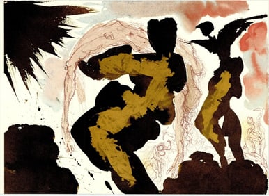 Salvador Dali, Composition (Michler/Löpsinger 1600; Field 69-3), Biblia Sacra, Limited Edition