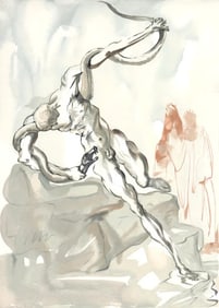 Salvador Dali, The Punishment of Vanni Fucci (Michler/Löpsinger 1039-1138; Field 189-200), La