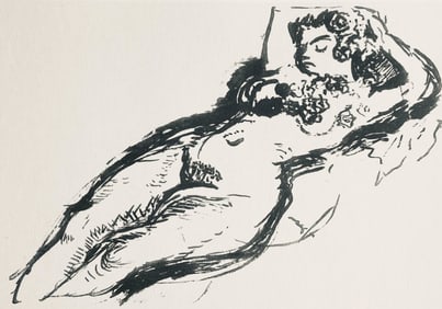 Henri Matisse, Composition (Dutel 3), Dessins de Henri-Matisse, Limited Edition Lithograph
