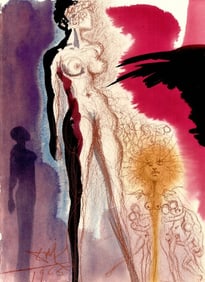 Salvador Dali, Composition (Michler/Löpsinger 1600; Field 69-3), Biblia Sacra, Limited Edition