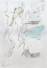 Henri de Toulouse-Lautrec, Étude de femme, TLautrec, Philadelphia Museum of Art, Limited