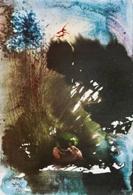 Salvador Dali, Composition (Michler/Löpsinger 1600; Field 69-3), Biblia Sacra, Limited Edition
