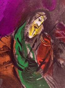 Marc Chagall, Jeremiah (Mourlot 117-46; Cramer 25), Drawings from the Bible by Marc Chagall, Verve: