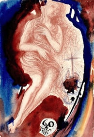 Salvador Dali, Composition (Michler/Löpsinger 1600; Field 69-3), Biblia Sacra, Limited Edition