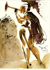 Salvador Dali, Composition (Michler/Löpsinger 1600; Field 69-3), Biblia Sacra, Limited Edition