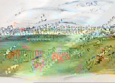 Raoul Dufy, Composition, Les Côtes Normandes, Limited Edition Lithograph