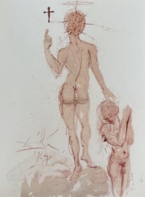 Salvador Dali, Composition (Michler/Löpsinger 1600; Field 69-3), Biblia Sacra, Limited Edition