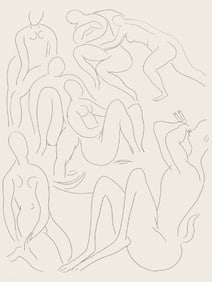 Henri Matisse, Nymphes et faune (Nymphs and Faun), Poésies, Limited Edition Lithograph