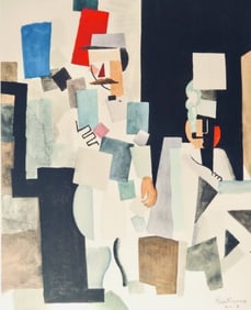 Roger de La Fresnaye, Scène militaire, Roger de La Fresnaye, Collection Pierre Lévy,