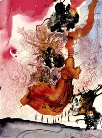 Salvador Dali, Composition (Michler/Löpsinger 1600; Field 69-3), Biblia Sacra, Limited Edition
