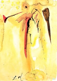 Salvador Dali, Composition (Michler/Löpsinger 1600; Field 69-3), Biblia Sacra, Limited Edition