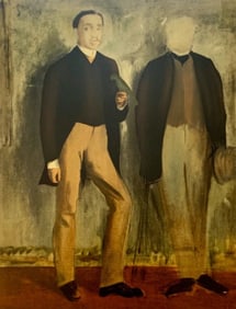 Edgar Degas, Deux hommes en pied, Les Réalistes Lyriques, Collection Pierre Lévy, Limited