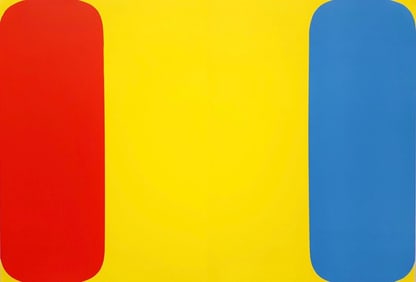Ellsworth Kelly, Composition (Axsom, I-B), Derrière le miroir, Limited Edition Lithograph