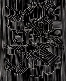 Victor Vasarely, Composition, Ondulatoires, Limited Edition Héliogravure