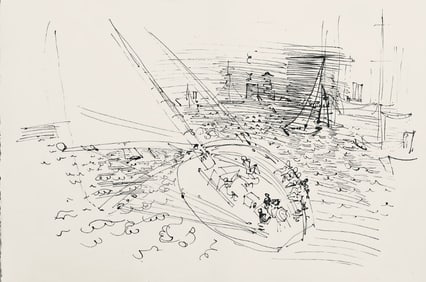 Raoul Dufy, Composition, Les Côtes Normandes, Limited Edition Lithograph