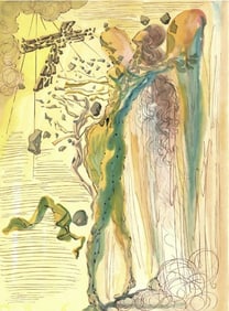 Salvador Dali, The Apparition of Dante’s Ancestor (Michler/Löpsinger 1039-1138; Field