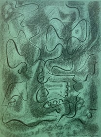 André Masson, Crâne d'élan dans la forêt, Masson Dessins, Limited Edition