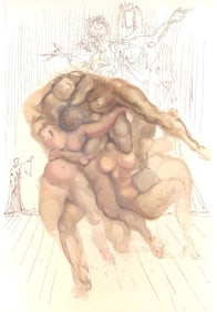 Salvador Dali, The Irascible (Michler/Löpsinger 1039-1138; Field 189-200), La Divine Comé