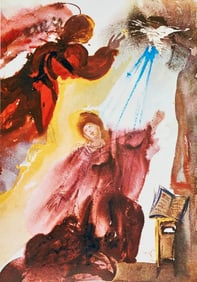 Salvador Dali, Composition (Michler/Löpsinger 1600; Field 69-3), Biblia Sacra, Limited Edition