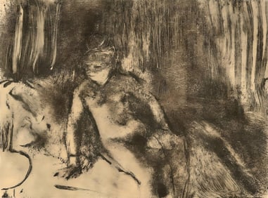 Edgar Degas, Le Coucher, E. Degas Monotypes, Limited Edition Monotype