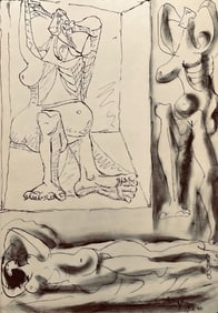 Pablo Picasso, Composition, Carnet de dessins de Picasso, Cahiers d’Art, Limited Edition