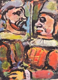 Georges Rouault, Composition, Divertissement, Limited Edition Lithograph