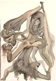 Salvador Dali, News of the The Limbos (Michler/Löpsinger 1039-1138; Field 189-200), La Divine