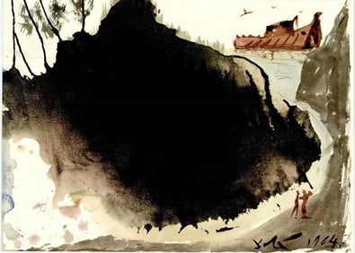 Salvador Dali, Composition (Michler/Löpsinger 1600; Field 69-3), Biblia Sacra, Limited Edition