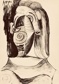 Pablo Picasso, Composition, Carnet de dessins de Picasso, Cahiers d’Art, Limited Edition