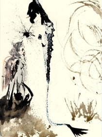 Salvador Dali, Composition (Michler/Löpsinger 1600; Field 69-3), Biblia Sacra, Limited Edition