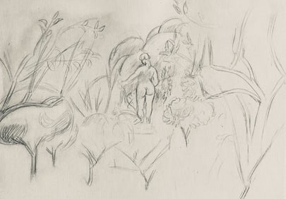 Henri Matisse, Composition (Dutel 3), Dessins de Henri-Matisse, Limited Edition Lithograph
