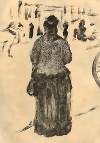 Edgar Degas, Famille Cardinal, E. Degas Monotypes, Limited Edition Monotype