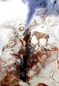 Salvador Dali, Composition (Michler/Löpsinger 1600; Field 69-3), Biblia Sacra, Limited Edition