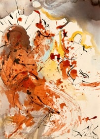 Salvador Dali, Composition (Michler/Löpsinger 1600; Field 69-3), Biblia Sacra, Limited Edition