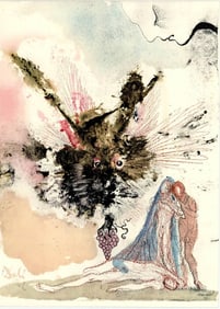 Salvador Dali, Composition (Michler/Löpsinger 1600; Field 69-3), Biblia Sacra, Limited Edition