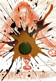 Salvador Dali, Composition (Michler/Löpsinger 1600; Field 69-3), Biblia Sacra, Limited Edition