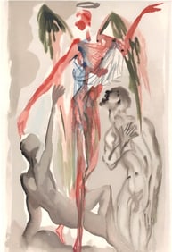 Salvador Dali, Towards the Tree of Law (Michler/Löpsinger 1039-1138; Field 189-200), La Divine