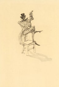 Henri de Toulouse-Lautrec, Nègre jouant du banjo, The Circus by Toulouse-Lautrec, Limited